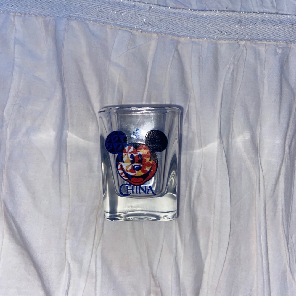 Disney Park Epcot China shot glass